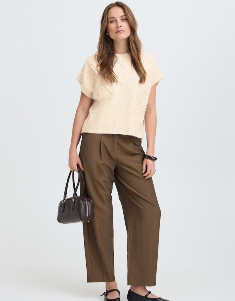 B.Young Omea Floral Deco Slipover in Birch Melange