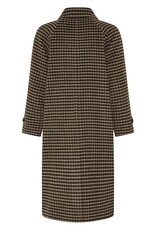 B.Young Camio Button Up Coat with Wool in Olive Night