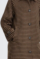 B.Young Camio Button Up Coat with Wool in Olive Night