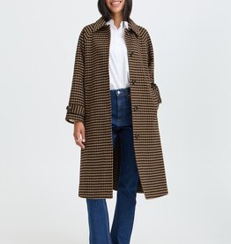 B.Young Camio Button Up Coat with Wool