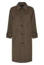 B.Young Camio Button Up Coat with Wool in Olive Night