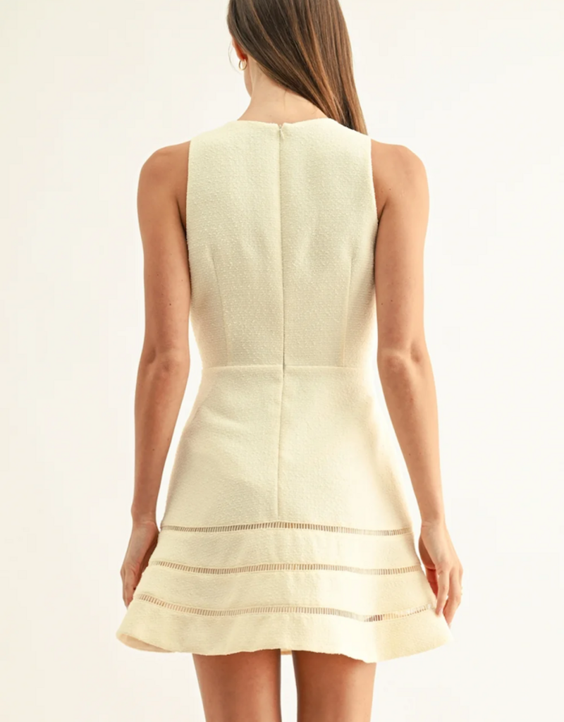 Adelyn Rae Mari Boucle Mini Dress