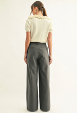 Adelyn Rae Crista Polka Dot Pleated Pant