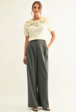 Adelyn Rae Crista Polka Dot Pleated Pant