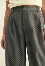 Adelyn Rae Crista Polka Dot Pleated Pant