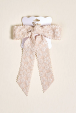 The Darling Effect Floral Scalloped Hair Bow