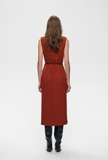 InWear Chrissie Sleeveless Wrap Dress in Brandy