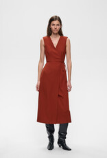 InWear Chrissie Sleeveless Wrap Dress in Brandy