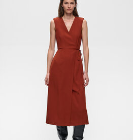 InWear Chrissie Sleeveless Wrap Dress in Brandy
