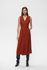 InWear Chrissie Sleeveless Wrap Dress in Brandy