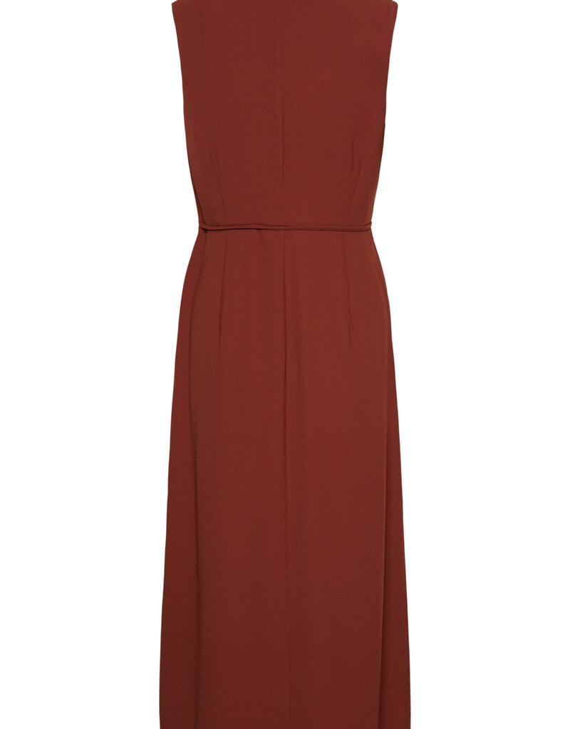 InWear Chrissie Sleeveless Wrap Dress in Brandy