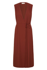 InWear Chrissie Sleeveless Wrap Dress in Brandy