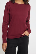 ICHI Luls O-Neck Knit in Rhododendron
