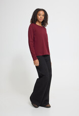 ICHI Luls O-Neck Knit in Rhododendron