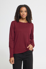 ICHI Luls O-Neck Knit in Rhododendron