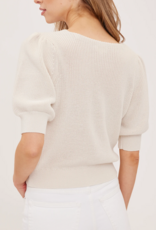 Gentle Fawn Phoebe Short Sleeve V-Neck Sweater
