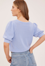 Gentle Fawn Phoebe Short Sleeve V-Neck Sweater