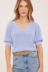 Gentle Fawn Phoebe Short Sleeve V-Neck Sweater