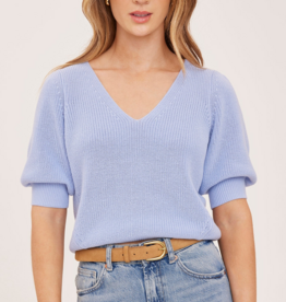 Gentle Fawn Phoebe Short Sleeve V-Neck Sweater *Two Colours*