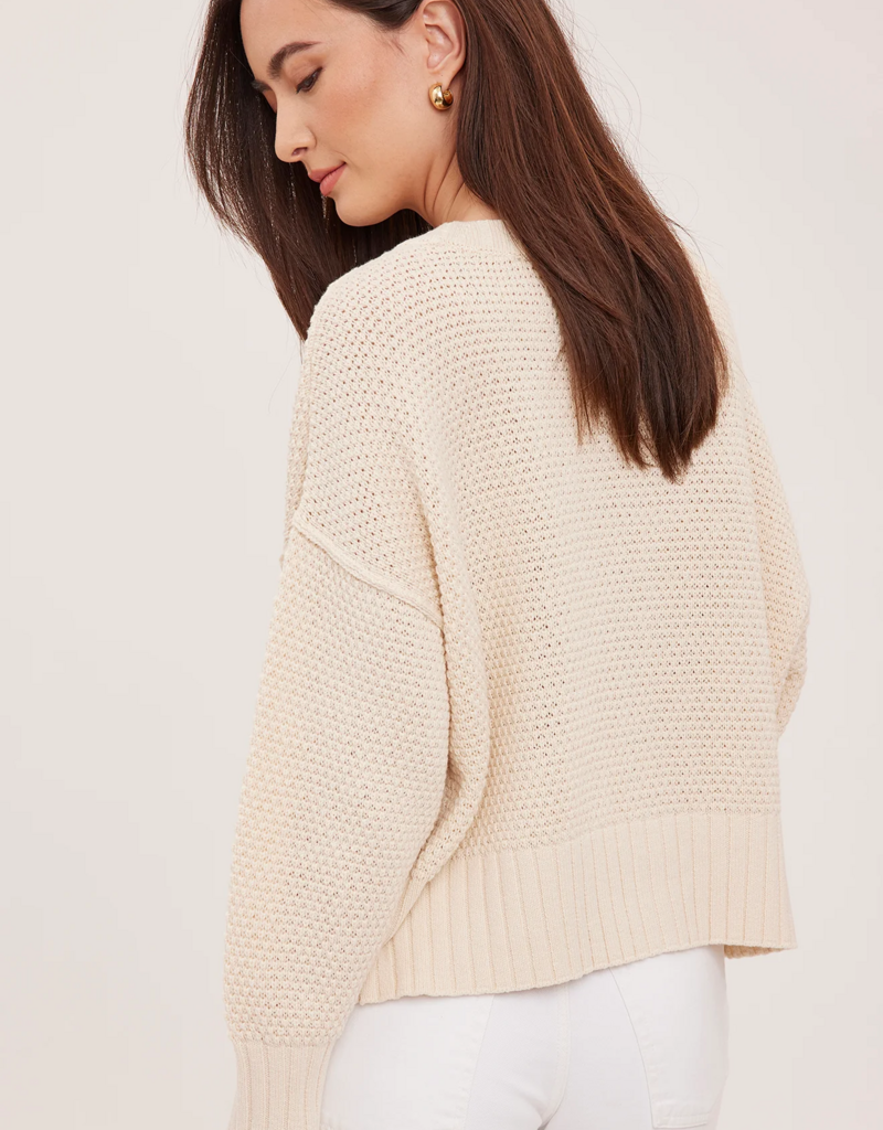 Gentle Fawn Jennalee Drop Shoulder Cardigan in Cream