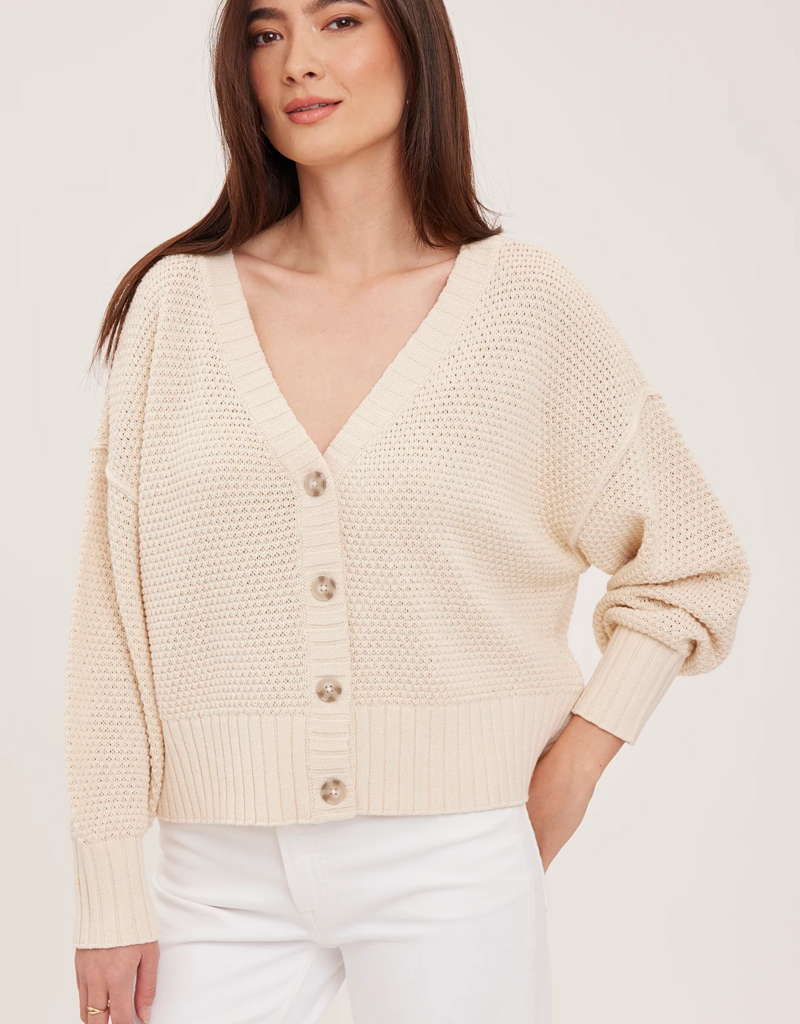 Gentle Fawn Jennalee Drop Shoulder Cardigan in Cream