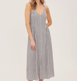Gentle Fawn Astoria Fall Gingham Button Up Midi Dress