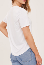 Gentle Fawn Brielle Basic Boxy Tee in White
