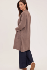 Gentle Fawn Blake Long Cardigan in Heather Bark