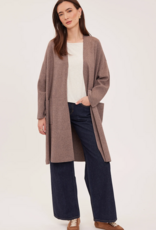 Gentle Fawn Blake Long Cardigan in Heather Bark