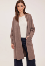 Gentle Fawn Blake Long Cardigan in Heather Bark