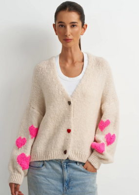 ASTRID Avery Cardi with Heart Details
