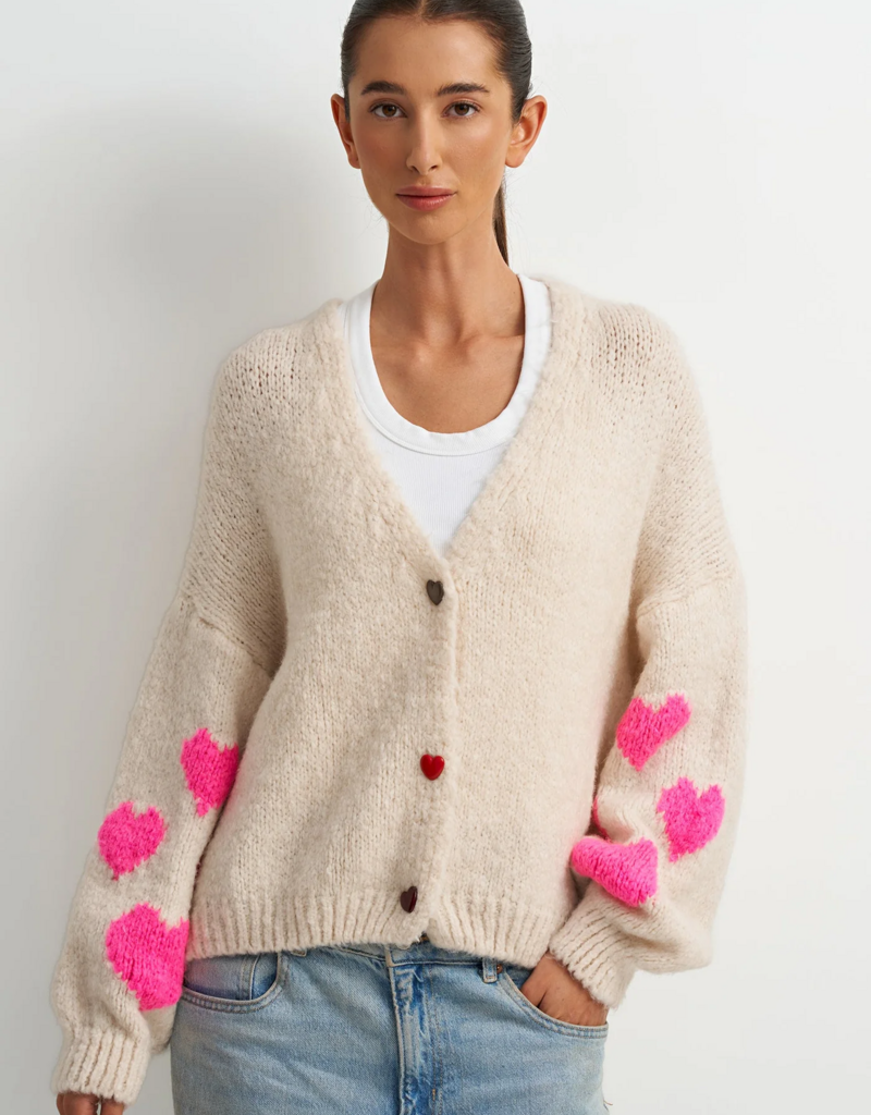 ASTRID Avery Cardi with Heart Details
