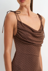 ASTRID Hayden Slip Dress With Shoulder Ties