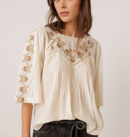 Indi and Cold Anita Floral Embroidered Blouse