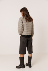 Indi and Cold Perdita Waist Tie Jacket in Black and White Check