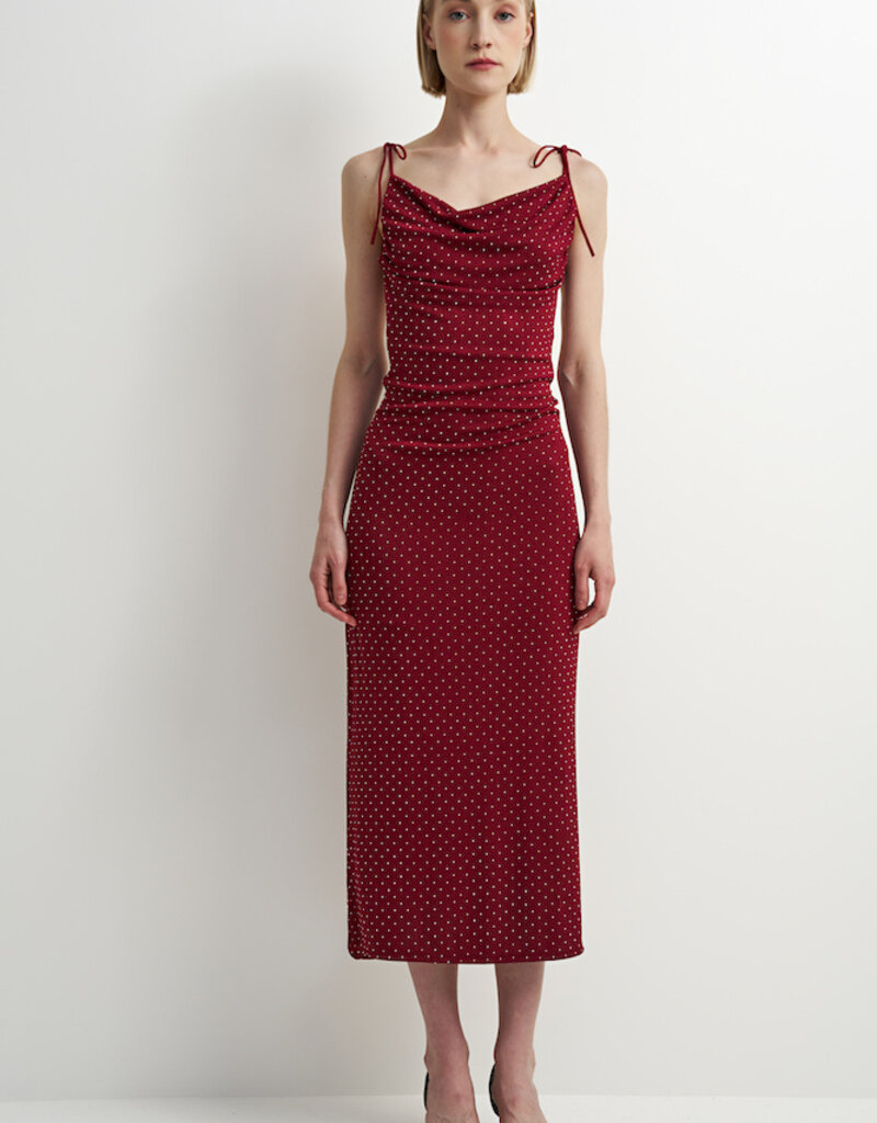 ASTRID Hayden Slip Dress With Shoulder Ties