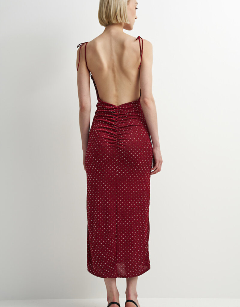 ASTRID Hayden Slip Dress With Shoulder Ties
