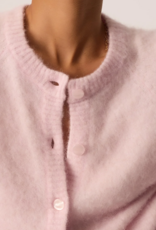 Des Petits Hauts Colombine Button Up Cardigan in Dragee Pink