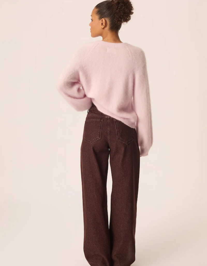 Des Petits Hauts Colombine Button Up Cardigan in Dragee Pink
