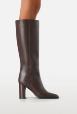 Billini Bobby Heeled Boot in Dark Chocolate Suede
