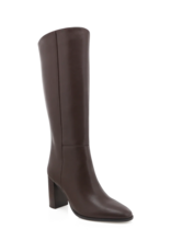 Billini Bobby Heeled Boot in Dark Chocolate Suede