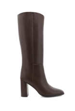 Billini Bobby Heeled Boot in Dark Chocolate Suede