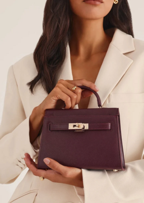 Billini Hariette Handle Bag in Bordeaux