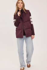 Gentle Fawn Shiloh Puffer Vest in Fig Burgundy