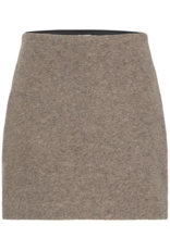 ICHI Wolca Skirt in Greige Melange