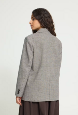 ICHI Lubana Blazer in Grey Check