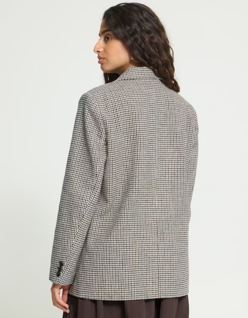 ICHI Lubana Blazer in Grey Check