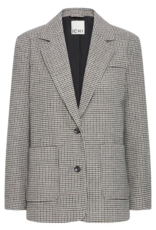 ICHI Lubana Blazer in Grey Check