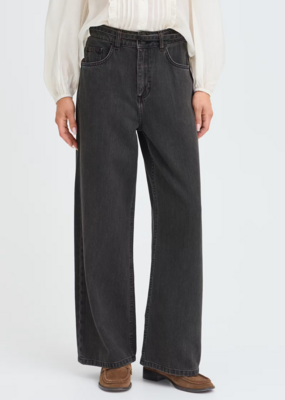 B.Young Kimu Belted Jeans in Black Wash