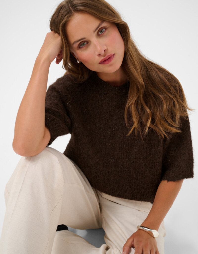 Kaffe Emilie Cropped Knit Pullover